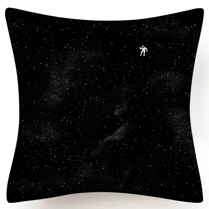 ⭐⭐18x18" Black White Throw PILLOW COVER 2-Sided Decorative Sofa Bed Cushion Case