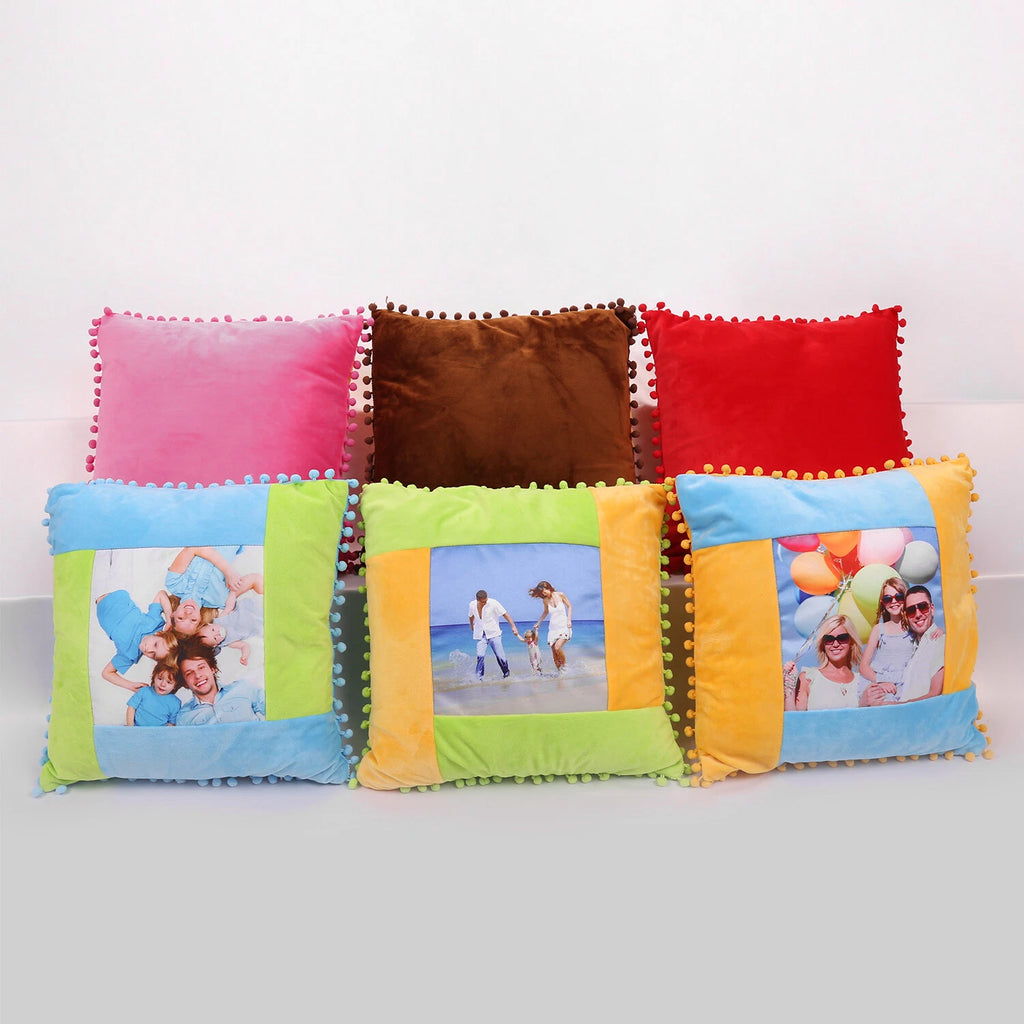 1 x Sublimation Blank Cushion Cover Pillow Case DIY Printed Home Sofa Car Decor