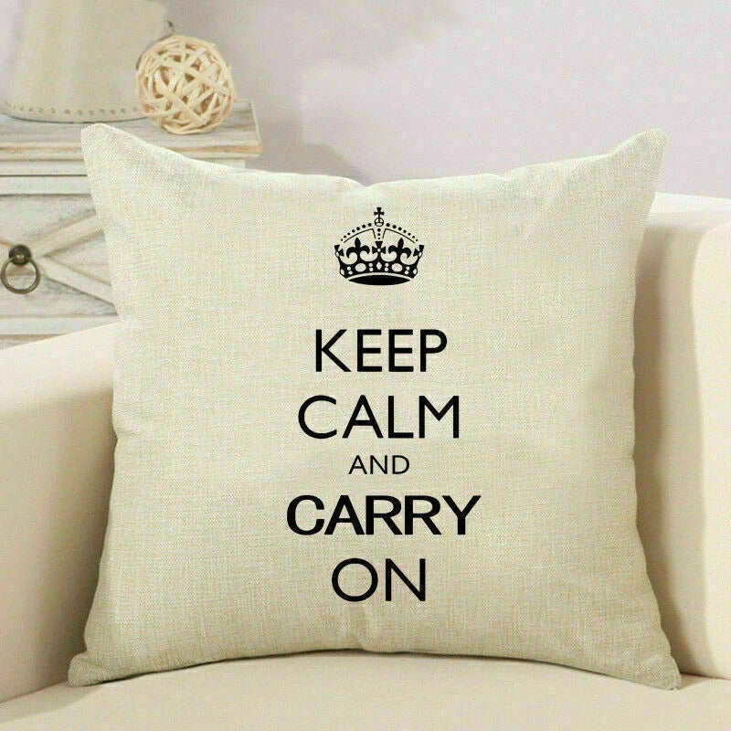 Cushion Pillow Throw Square Waist Home Case Sofa Cover Decorative