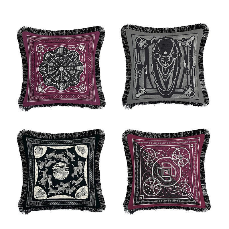 18x18 in Luxury Soft Velvet Fabric Throw Pillow Case Cover For Bed Sofa Decor