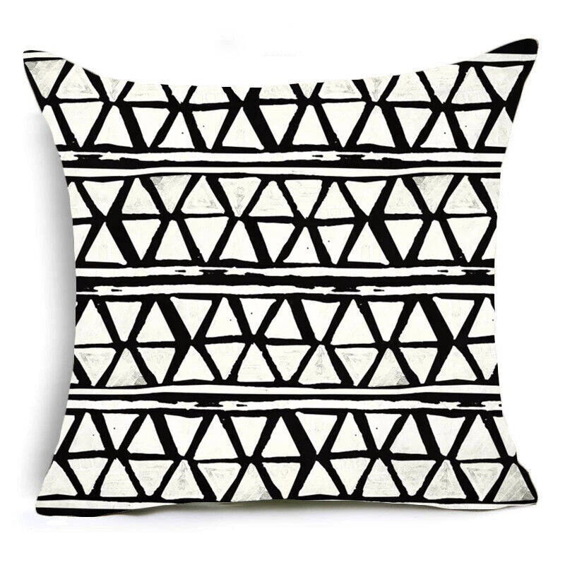 Zebra Pillow Square Fashion Cases Print Leopard Covers Animal Sofa Cushion Bed