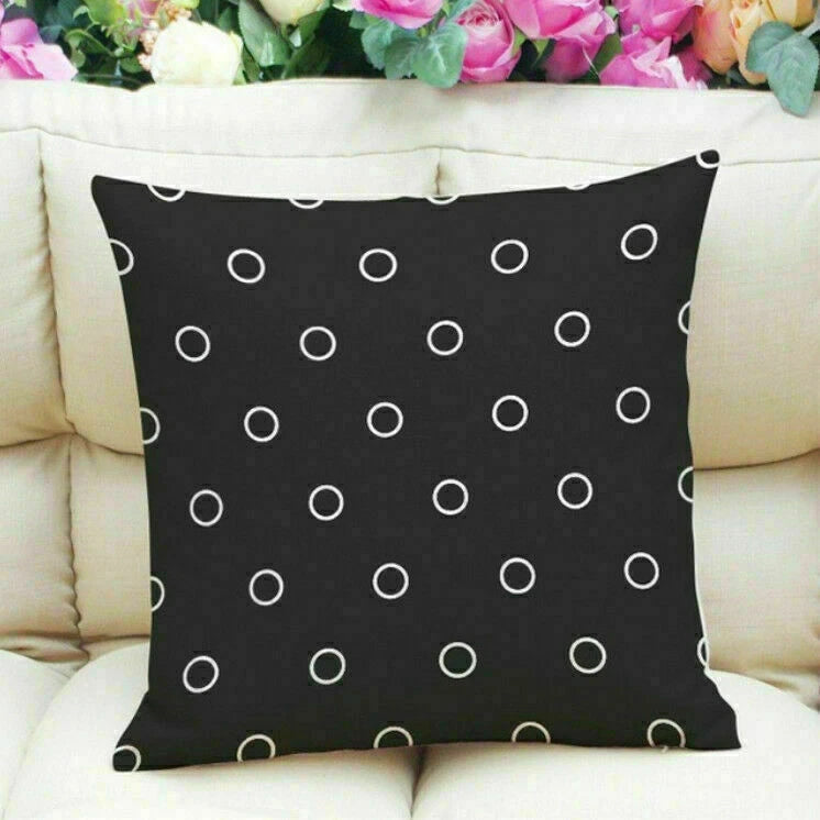 Cover Cushion Geometric pillow / Pattern 18" Case Sofa Decor