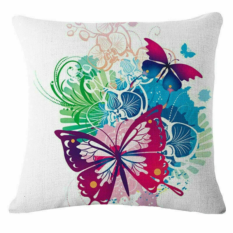 Decor Cushion Throw Pillow Sofa Home Cotton Cover Animals  Case Geometric