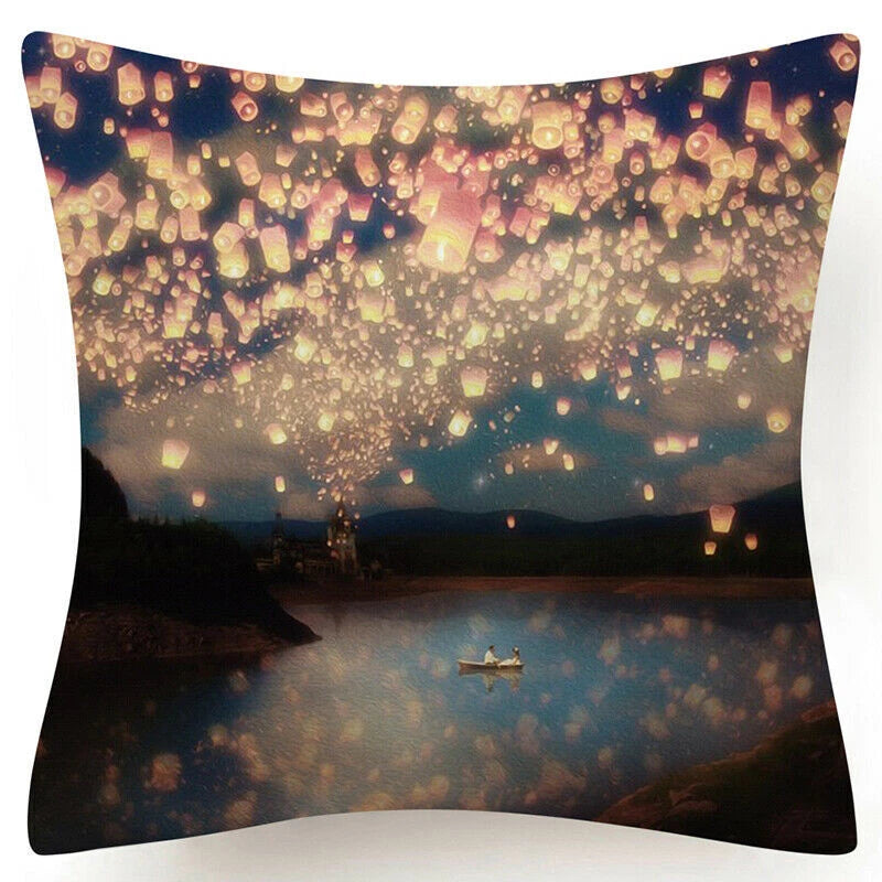 ⭐⭐18x18" Black White Throw PILLOW COVER 2-Sided Decorative Sofa Bed Cushion Case