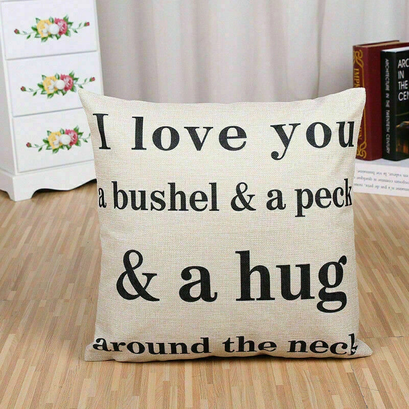 Cushion Pillow Throw Square Waist Home Case Sofa Cover Decorative