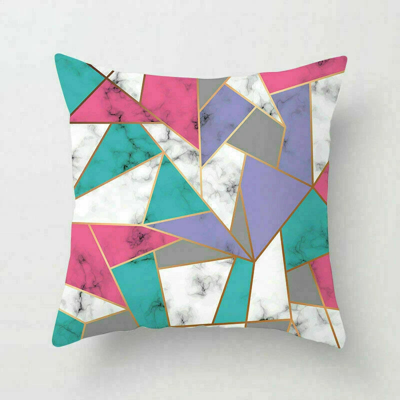 18inch Geometric Polyester Throw Pillow Cases Sofa Home Cover Cushion Decoration