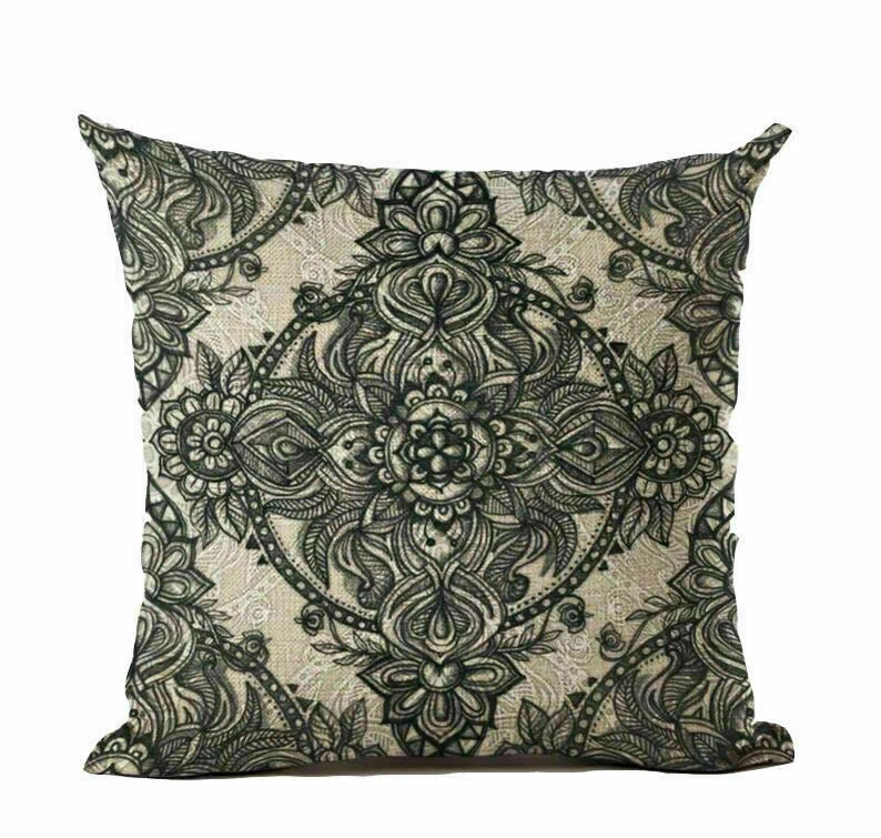 Cover 18" Case / Vintage Cushion pillow Boho Sofa Pattern