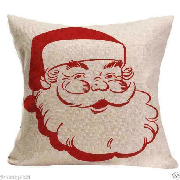 Cover Home NEW Decor Waist Pillow Case Cushion Sofa Christmas