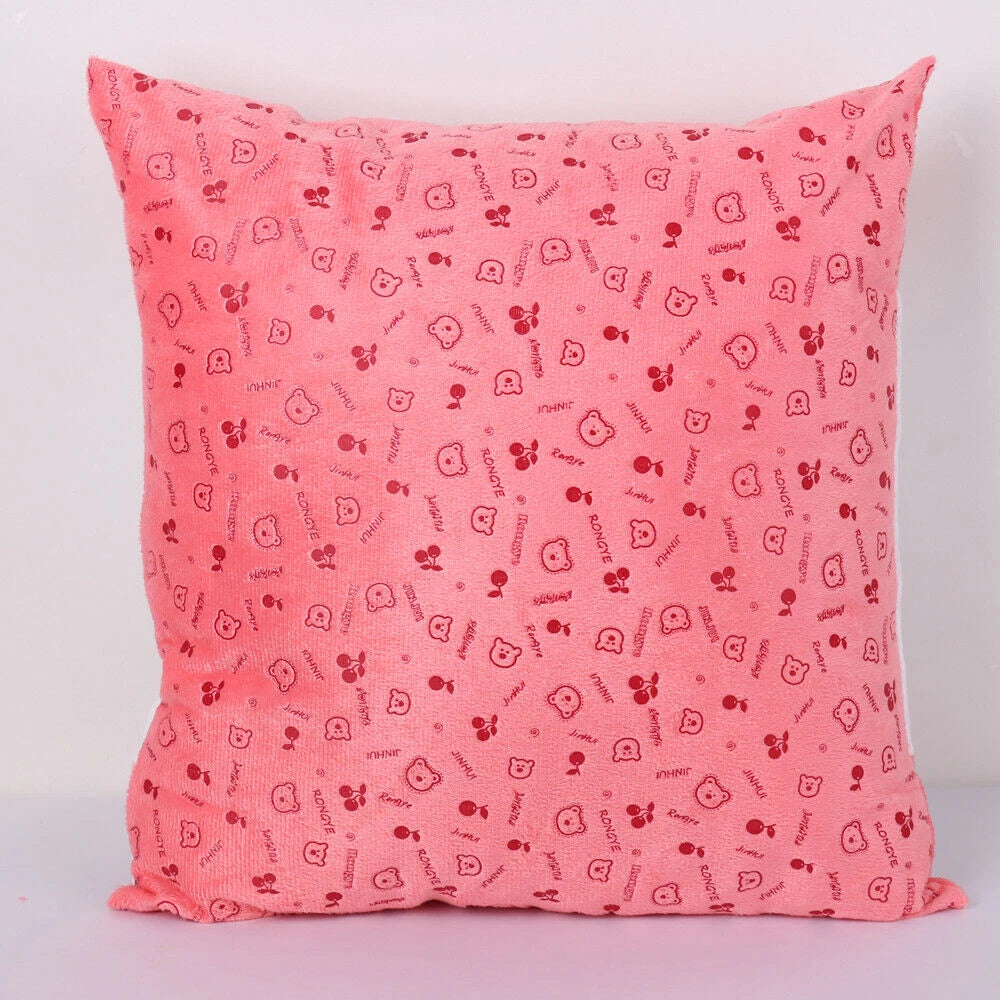 10Pcs Heart Shape Sublimation Blank Pillow Case Home Sofa Car Decor DIY Printed