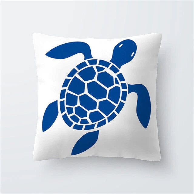 Sea Creatures Pillowcase Sofa Cushion Case Bed Pillow Home Dec Car Cushion Cover