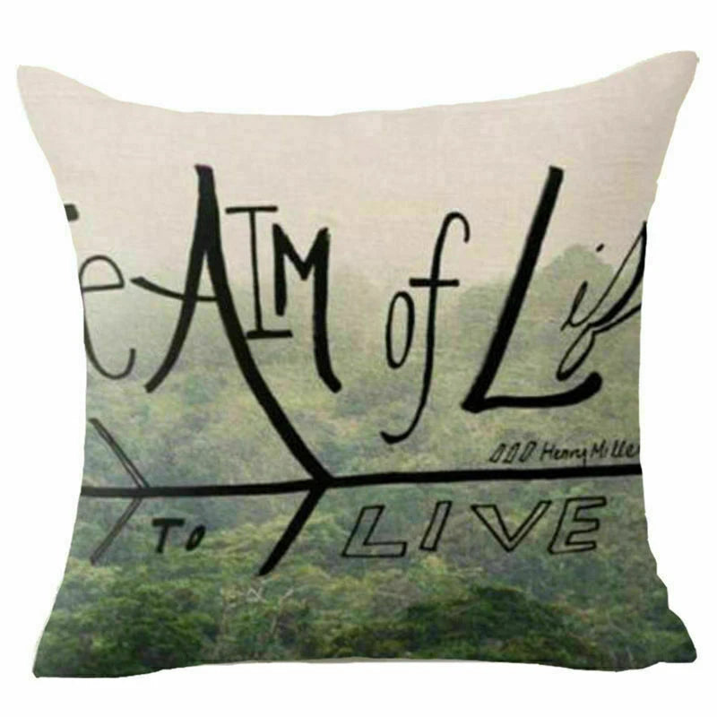 Cover Cushion Sofa Chair Case Seat 18"*18"Square Waist Cover Throw pillow pillow