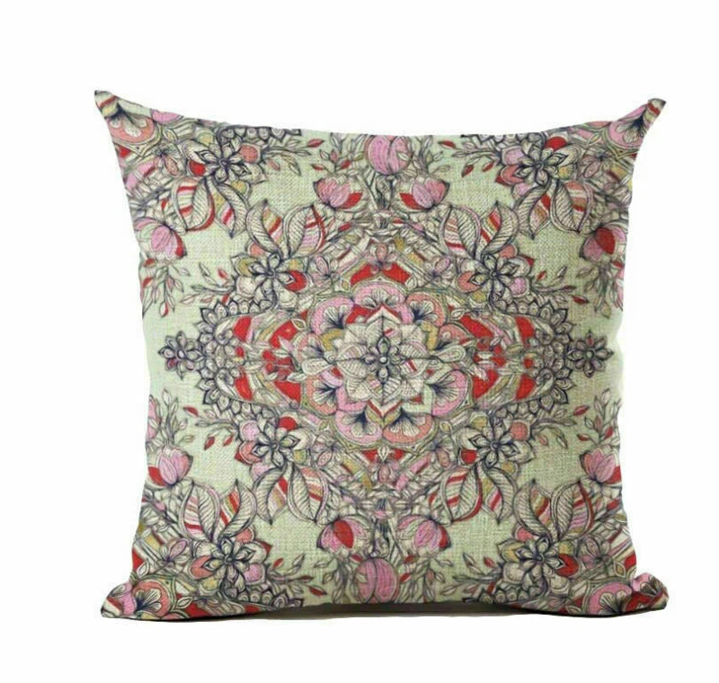 Cover 18" Case / Vintage Cushion pillow Boho Sofa Pattern