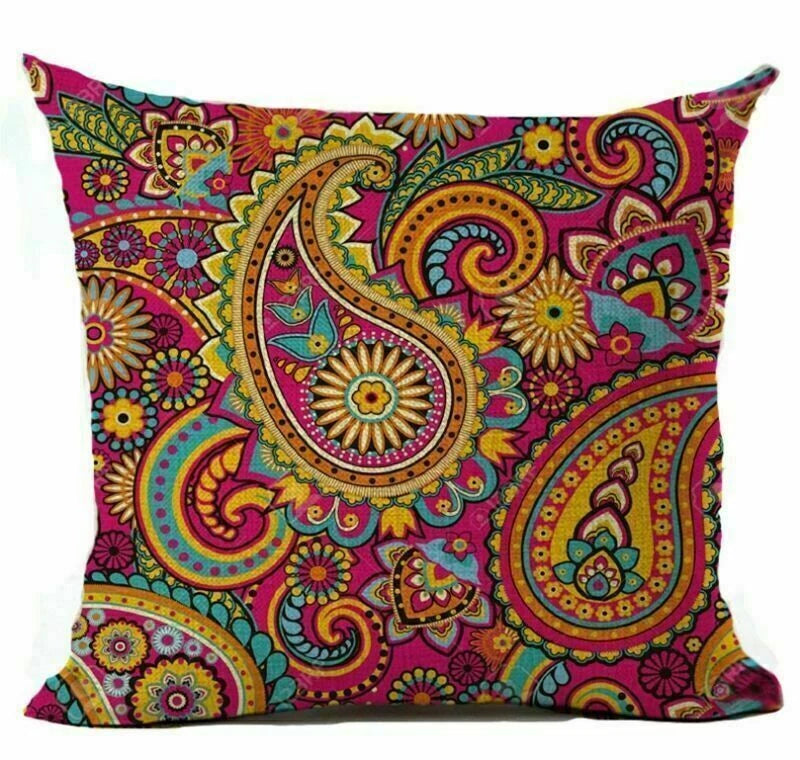 Cover 18" Case / Vintage Cushion pillow Boho Sofa Pattern