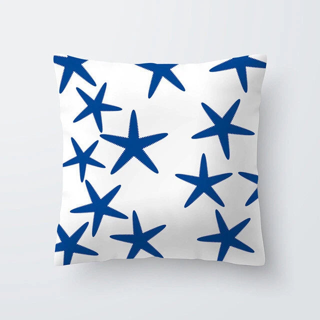 Sea Creatures Pillowcase Sofa Cushion Case Bed Pillow Home Dec Car Cushion Cover