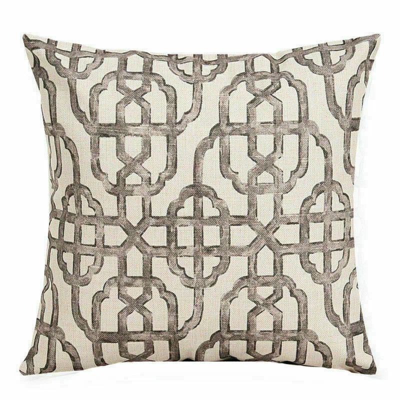 Home Idyllic Case Cushion Waist Pillow Cover Flower Decoration Sofa