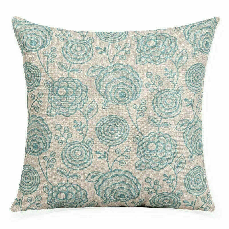 Decoration Cushion Countryside Cover Pillow Home Sofa Waist Case