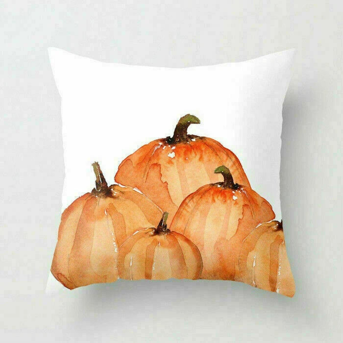 18inch Halloween Pumpkin Pillow Case Waist Throw Home Cover Sofa Cushion Decor