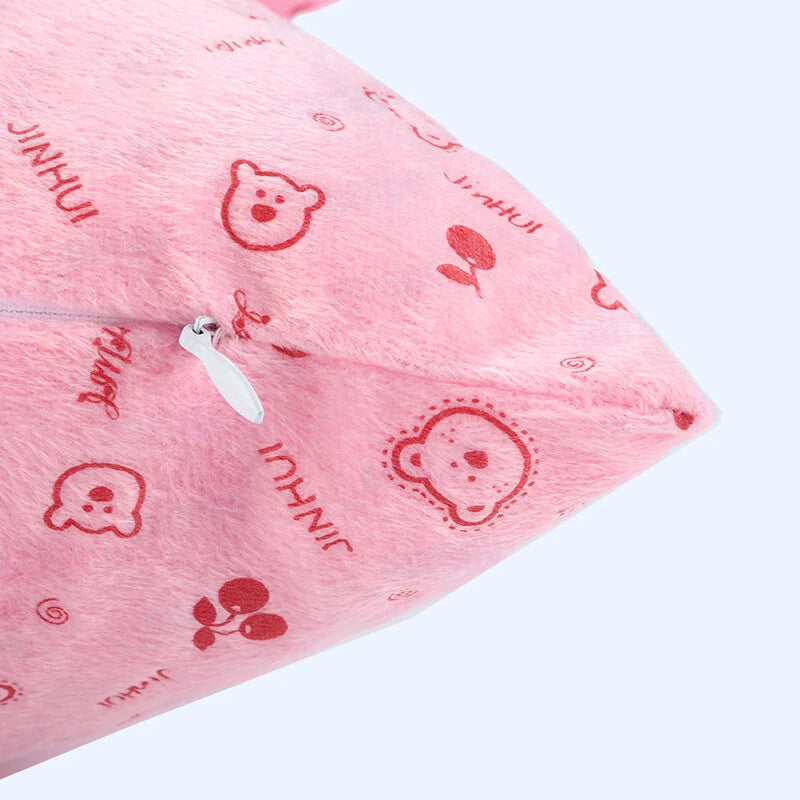 10Pcs Heart Shape Sublimation Blank Pillow Case Home Sofa Car Decor DIY Printed