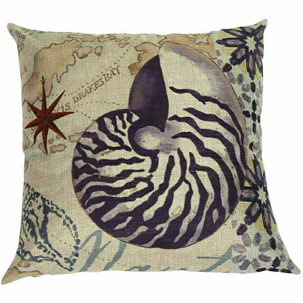 Covers Cushion pillowcases Sofa Animal Ocean Cotton Sea Beach pillow Style