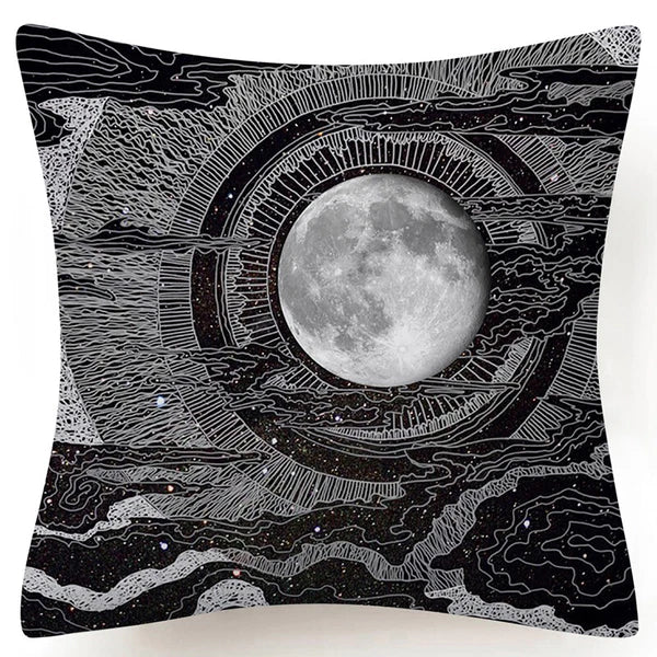 ⭐⭐18x18" Black White Throw PILLOW COVER 2-Sided Decorative Sofa Bed Cushion Case