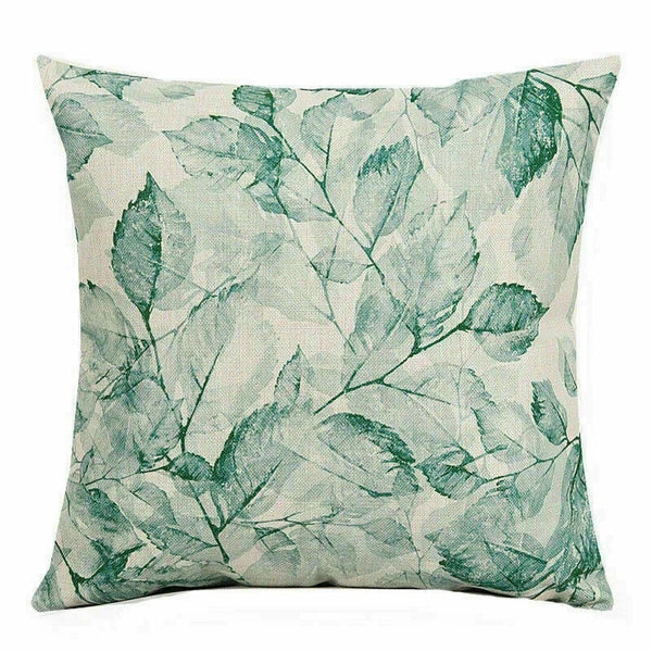 Home Idyllic Case Cushion Waist Pillow Cover Flower Decoration Sofa