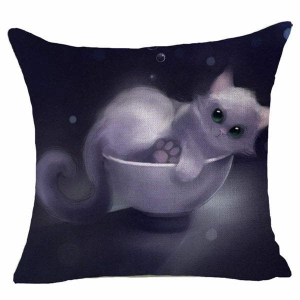 18'' 3D Animal Throw Chair Seat Pillow Case Cover Sofa Waist Cushion Cover