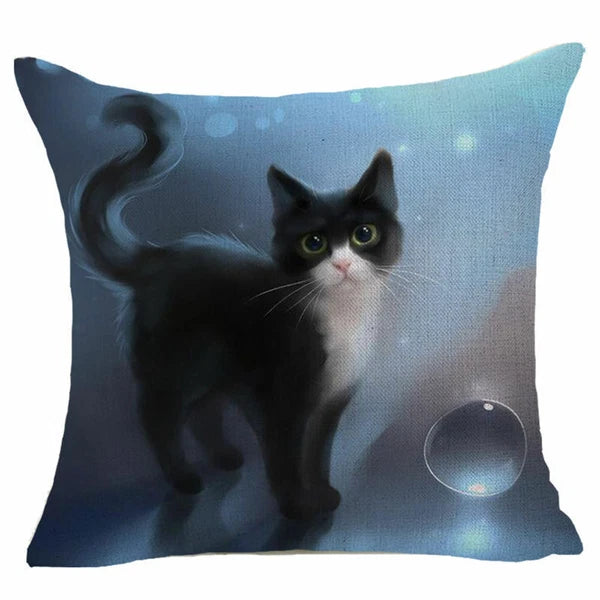 18'' 3D Animal Throw Chair Seat Pillow Case Cover Sofa Waist Cushion Cover