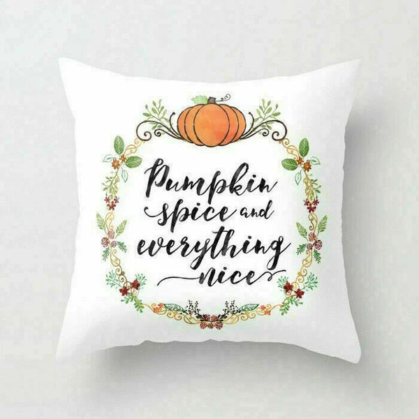 18inch Halloween Pumpkin Pillow Case Waist Throw Home Cover Sofa Cushion Decor