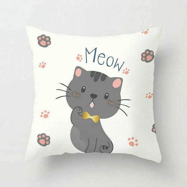 Animal Print Pillow Case Cover Polyester Sofa Waist Home Cover Cushion Decor 18"