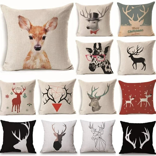 Cotton Linen Throw Pillow Cushion Cover Car Home Bed Sofa Decorative Pillowcase