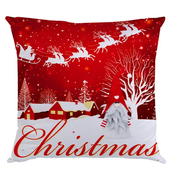 18"x18" Christmas Pillow Covers Cushion Covers Decoration Holiday Decor for Sofa