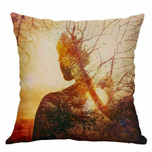 Abstract PillowCase Home Covers Characters Decor Waist Sofa Cushion Pillow Cover