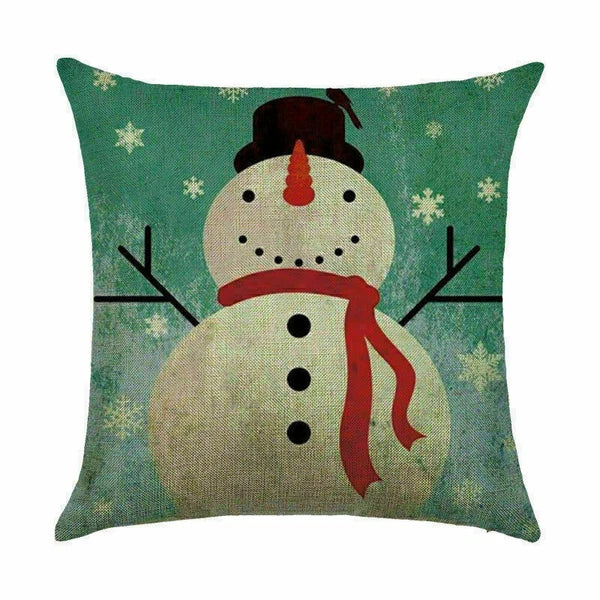 Pillow Christmas Case Sofa Car Throw Home Cover Cushion Decor Santa