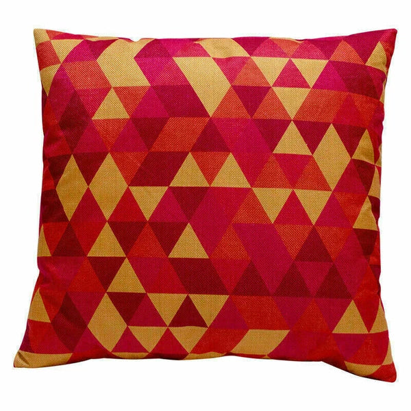 Cover Case Waist Pillow Cushion Home Geometric Sofa Triangle Decor