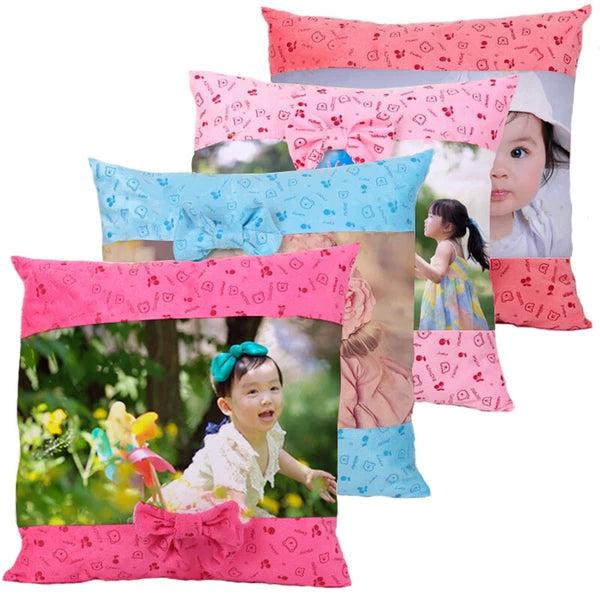 10Pcs Heart Shape Sublimation Blank Pillow Case Home Sofa Car Decor DIY Printed
