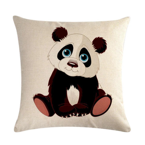 Panda '' Pillow Case Sofa Waist Throw Cushion Cover Home Decor