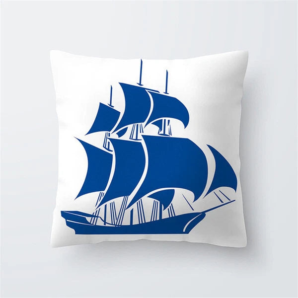 Sea Creatures Pillowcase Sofa Cushion Case Bed Pillow Home Dec Car Cushion Cover