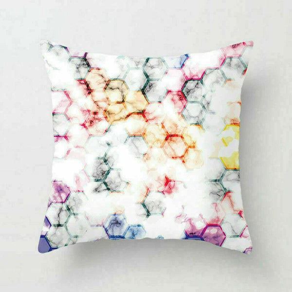 18inch Geometric Polyester Throw Pillow Cases Sofa Home Cover Cushion Decoration