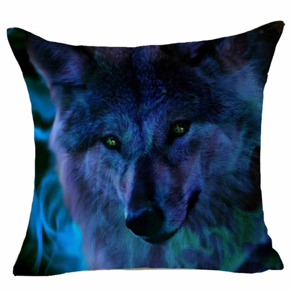 18'' 3D Animal Throw Chair Seat Pillow Case Cover Sofa Waist Cushion Cover