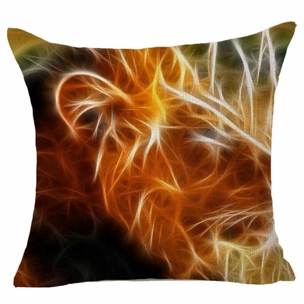 18'' 3D Animal Throw Chair Seat Pillow Case Cover Sofa Waist Cushion Cover