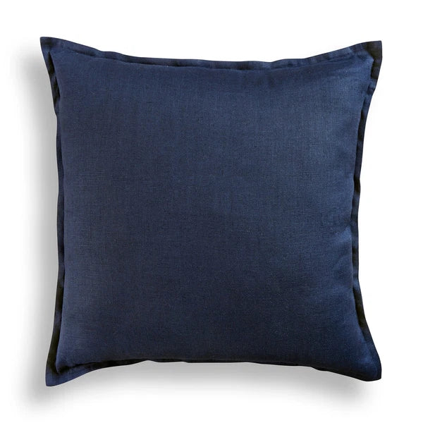 Solino Home Square Linen Pillow Cover for Cushion Couch, Sofa Bed, Santa Barbara