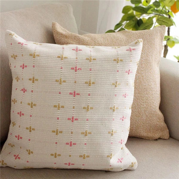 18"x18" Cotton Fabric Throw Pillow Covers Sofa Bed Cushion Cover Case Decorative