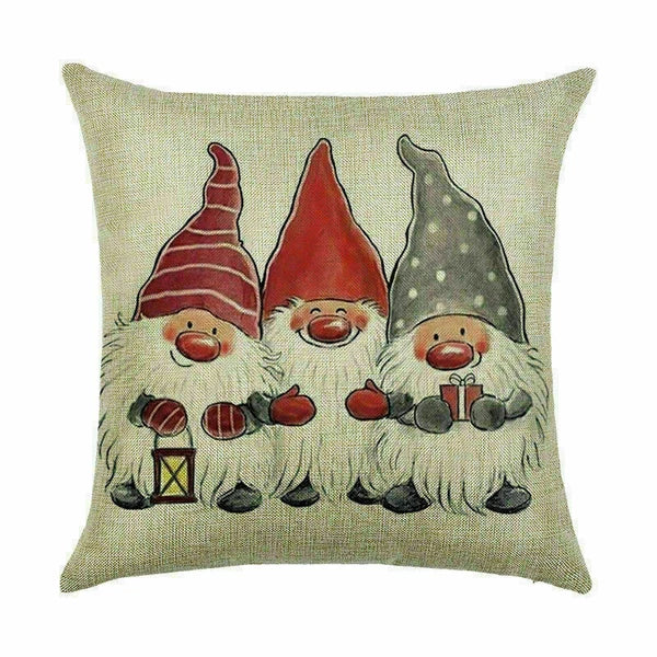 Pillow Christmas Case Sofa Car Throw Home Cover Cushion Decor Santa