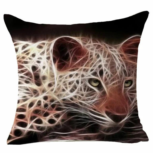 18'' 3D Animal Throw Chair Seat Pillow Case Cover Sofa Waist Cushion Cover
