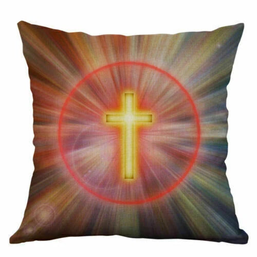 New Sofa Decor Throw Home Car Cover Cross 18" Case Pillow Cushion