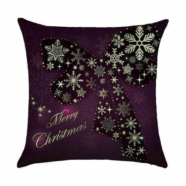 Pillow Christmas Case Sofa Car Throw Home Cover Cushion Decor Santa