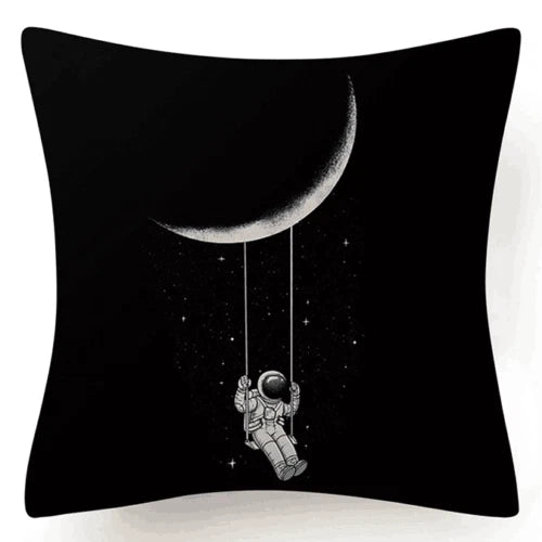 ⭐⭐18x18" Black White Throw PILLOW COVER 2-Sided Decorative Sofa Bed Cushion Case