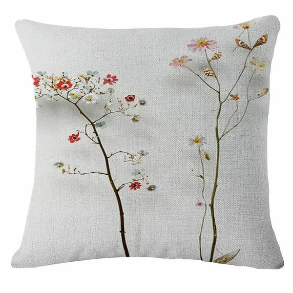 Flower Fresh Pillow Case Sofa Waist Throw Cushion Cover Home Decor