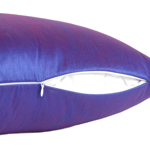Cover Solid Color Sofa Pillow Case Cushion Square Home Decor Voilet Purple 18x18
