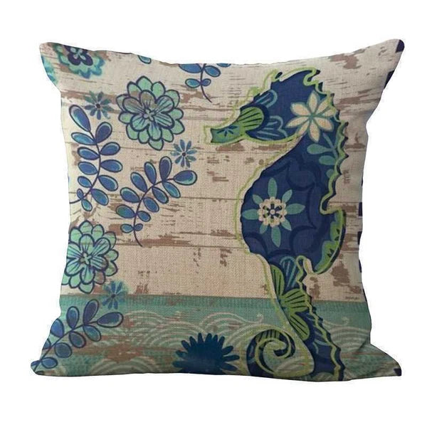 Covers Cushion pillowcases Sofa Animal Ocean Cotton Sea Beach pillow Style
